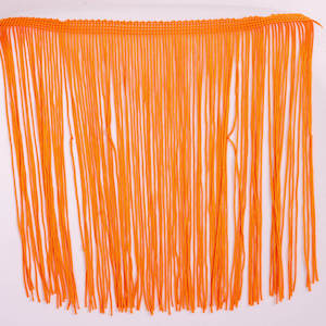 Womenswear: Fringe - Orange - 20cm long