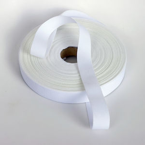 Womenswear: 25mm White Nylon Webbing