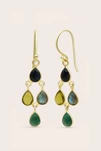 Forest Protector Earrings - Gold