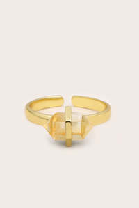 Abundance Citrine Intention Ring - Gold