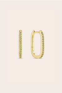 Inner Calm Hoops - Gold