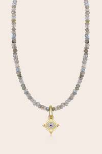 Labradorite: Eye of Intuition Necklace - Gold