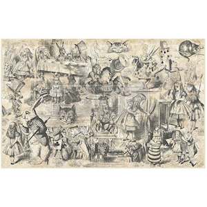 DECOUPAGE DECOR TISSUE PAPER – DREAMING IN WONDERLAND – 1 SHEET, 19″X30″…