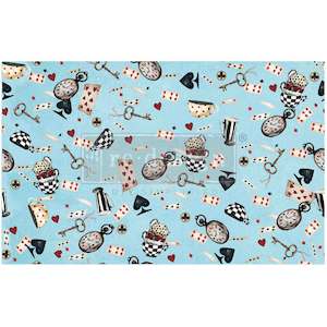 Furniture: DECOUPAGE DECOR TISSUE PAPER – WONDERLAND WHIMSY – 1 SHEET, 19″X30″ (LIMITED RELEASE)