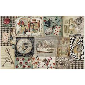 Decoupage Decor Tissue Paper – Curious Journey – 1 Sheet, 19″x30″ (limited Release)