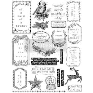 Redesign Decor Stamp - Holly Jolly (limited Release)