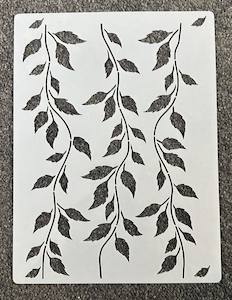 A4 Quality Stencil - Wisteria 4