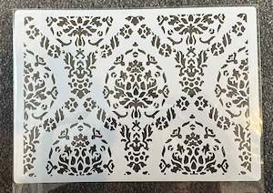 Furniture: A4 Quality Stencil - Victorian Bouquet