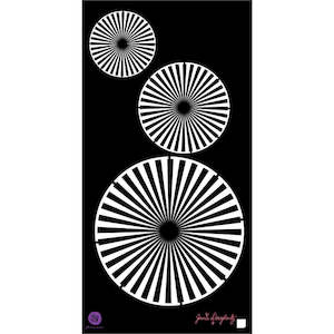 PRIMA MARKETING STENCIL 15cm x 30cm - CIRCLES