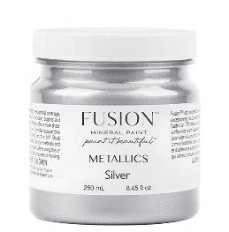 Furniture: Fusion Mineral Paint ~ Metallic Silver