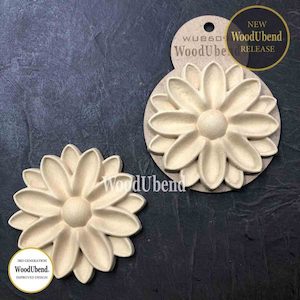 WoodUBend - PK OF TWO ROUNDED FLOWER CENTERPIECES WUB6098