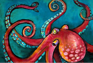 Furniture: ROYCYCLED DECOUPAGE TISSUE ~ Octopus