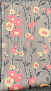 WALLPAPER - RETRO FIELD OF FLOWERS (by metre)