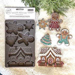 Furniture: REDESIGN Décor Mould - GINGER BREAD TREATS (LIMITED RELEASE)