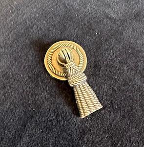 Drop Drawer Pull - Vintage Brass Tassle