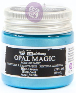 ART ALCHEMY – OPAL MAGIC METALLIC PAINT - BLUE - GREEN