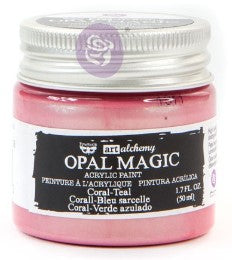 Art Alchemy – Opal Magic Metallic Paint - Coral - Teal