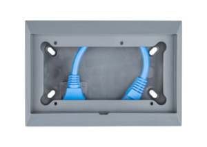 Wall mount enclosure for 65 x 120mm GX panels