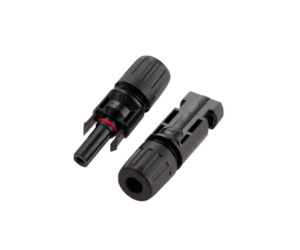 Solar connector pair MC4, 1x Male/1x Female