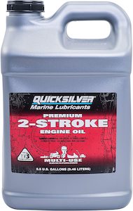 Mercury/Quicksilver Premium 2-Stroke Engine Oil, TC-W3, 9.46Lt