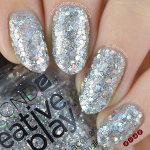 Nail: CND™ CREATIVE PLAY - Bling Toss - Transformer Finish