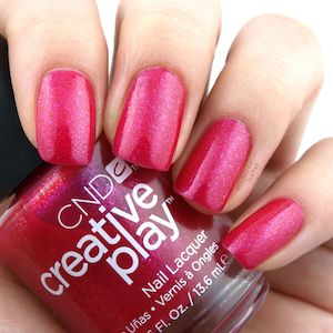 CND™ CREATIVE PLAY - Cherry-Glo-Round - Micro Glitter Finish