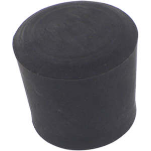 Stick Tip Round Tube Rubber Black 11mm