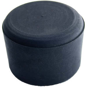 Stick Tip Round Tube Rubber Black 32mm