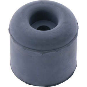 Screw Through Buffer Rubber Grey 25.4x28.6mm