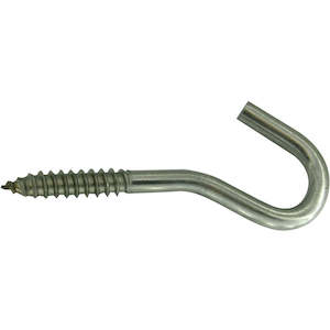 Screw Hook Stainless Steel 124mm