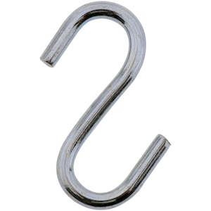 S Hook Zinc Plated 3x30mm