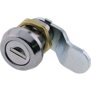 Key Locking Cam Lock Round Face 180deg Rotation 38mm