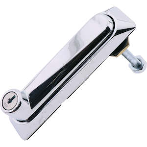 Lockable Swing Handle Key Locking Chrome 142mm