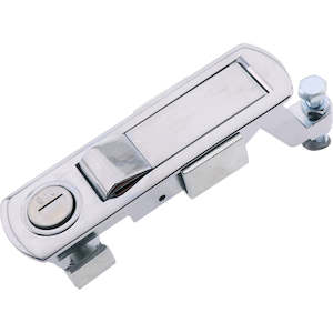 Push Button Compress Latch Locking Chrome 104mm