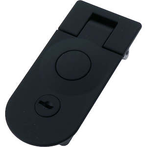 Lever Latch Key Locking Black 110mm