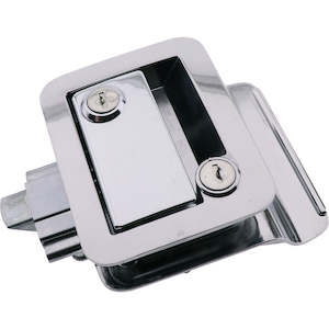 Motor Home Latch With Deadbolt Chrome 110x120mm