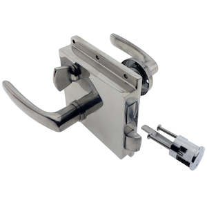 Key Locking Door Surface Mount Lock Stainless Steel 121mm