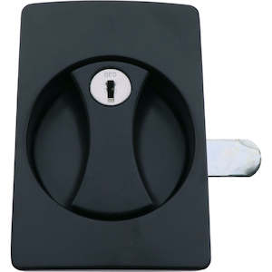 Flush Locking Handle Zinc 106mm x 72mm