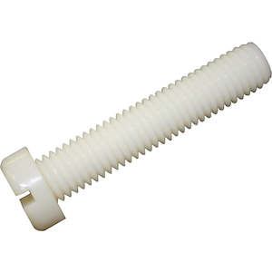 Wholesale trade: Pan Slot Screw Nylon M3 25mm