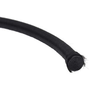 Stretchy Bungee Cord Round Black 8mm