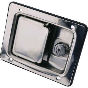 2 Step Rotary Paddle Latch Locking Stainless Steel 140mm