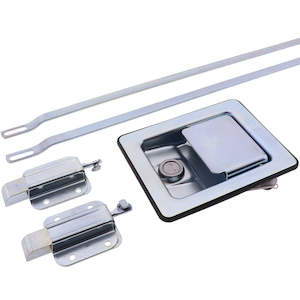 2 way Slam and Rod Paddle Latch Locking Zinc Plated 140mm