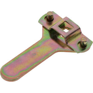 Rod Attachment Flat 3 Point For Cam Lock Zinc Plated