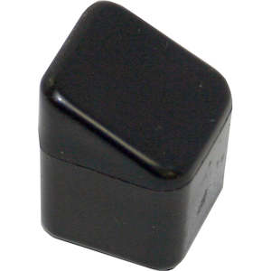 Angle Cap Black 19mm 25deg