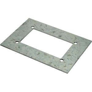 Wholesale trade: Backing Plate Zinc 120x180mm