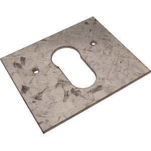 Backing Plate Zinc 70mm