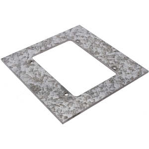 Backing Plate Zinc 80mm