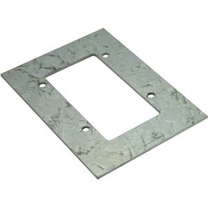 Wholesale trade: Backing Plate Zinc 130x180mm