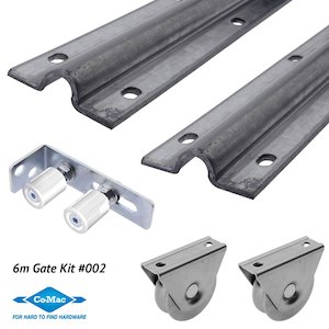 Sliding Gate Kit - 6 Meter U Gate Track with Hardware