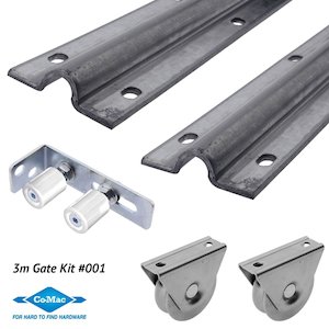 Sliding Gate Kit - 3 Meter U Gate Track with Hardware